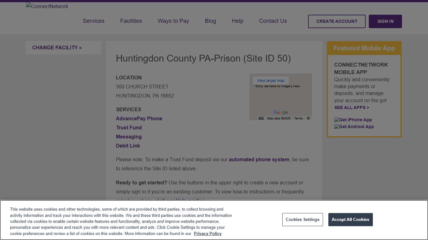 Huntingdon County PA-Prison | ConnectNetwork